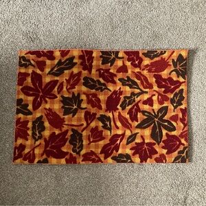 4/$10 - 30”x19.5” Indoor Fall Leaves Door Mat Rug